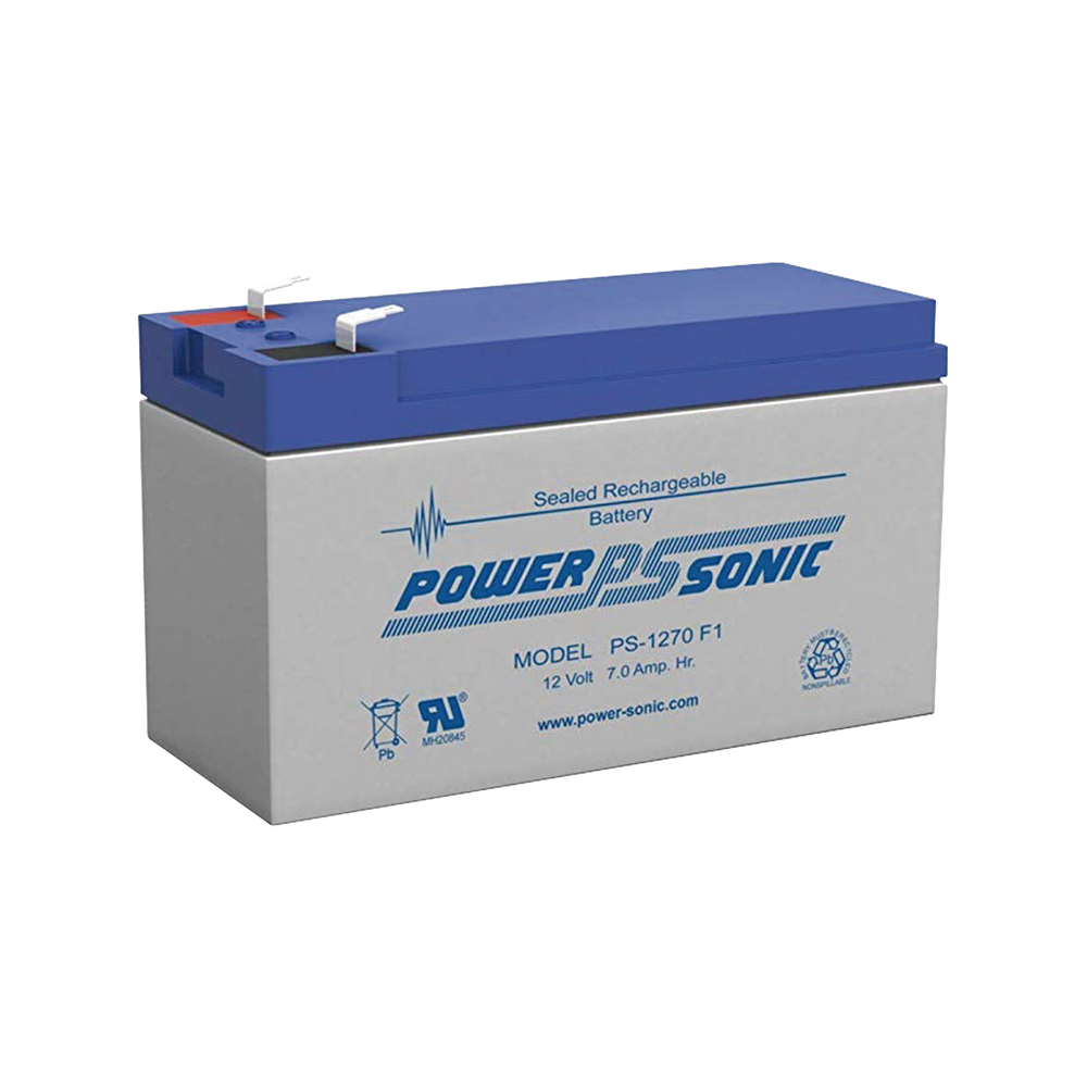Batería de Respaldo UL de 12V 7AH / Ideal para Sistemas de Detección de Incendio / Control de Acceso / Intrusión / Videovigilancia / Terminales Tipo F1