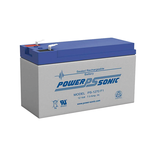 Batería de Respaldo UL de 12V 7AH / Ideal para Sistemas de Detección de Incendio / Control de Acceso / Intrusión / Videovigilancia / Terminales Tipo F1
