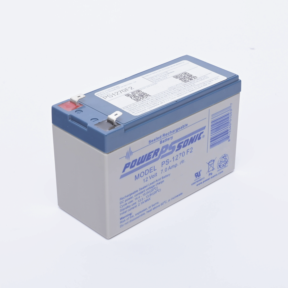Batería de Respaldo UL de 12V 7AH / Ideal para Sistemas de Detección de Incendio / Control de Acceso / Intrusión / Videovigilancia / Terminales Tipo F2