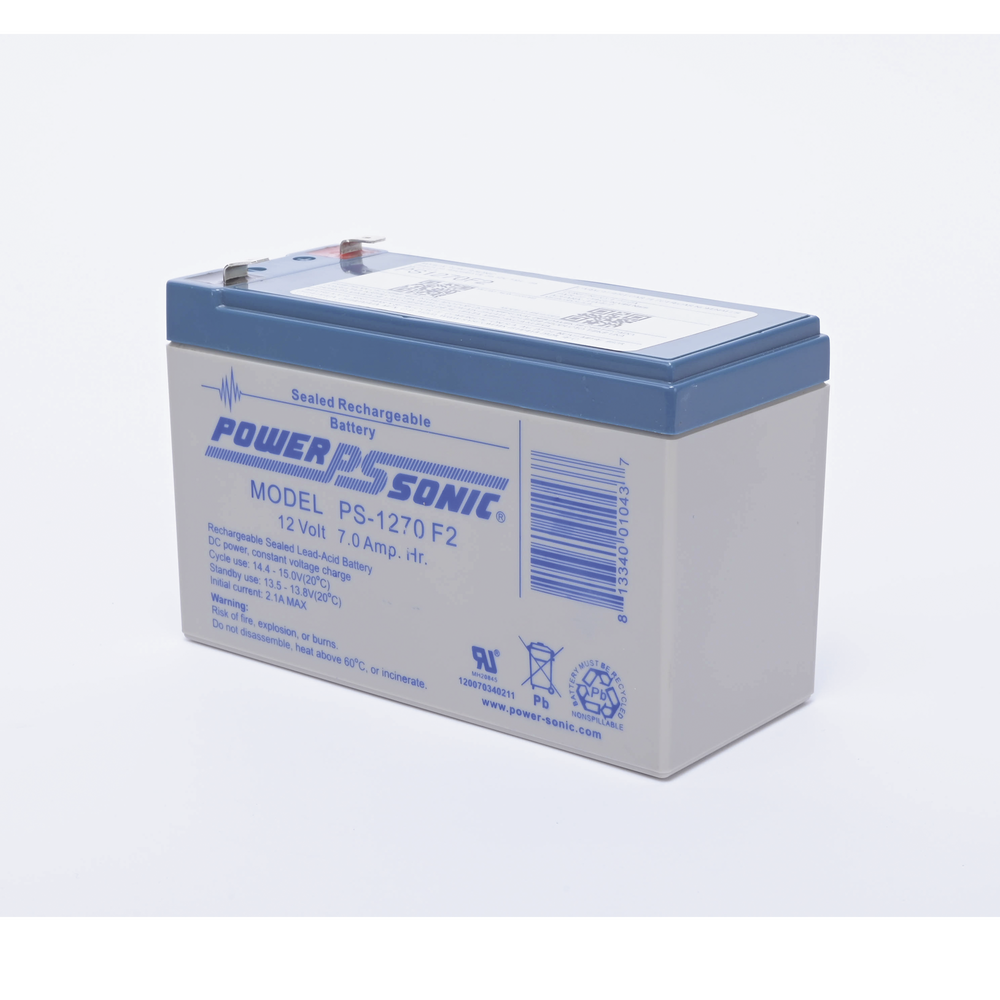 Batería de Respaldo UL de 12V 7AH / Ideal para Sistemas de Detección de Incendio / Control de Acceso / Intrusión / Videovigilancia / Terminales Tipo F2