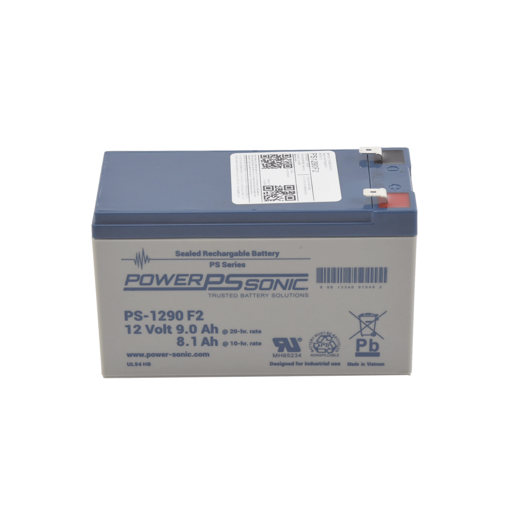Batería de Respaldo UL de 12V 9AH / Ideal para Sistemas de Detección de Incendio / Control de Acceso / Intrusión / Videovigilancia / Terminales Tipo F2