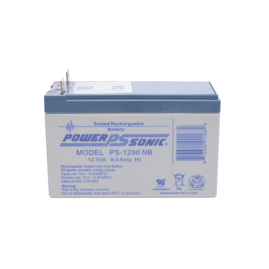 Batería de Respaldo UL de 12V 9AH / Ideal para Sistemas de Detección de Incendio / Control de Acceso / Intrusión / Videovigilancia / Terminales Tipo NB