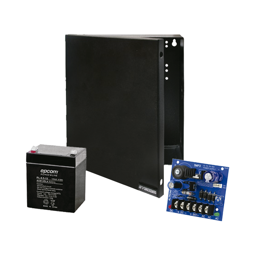 KIT DE FUENTE DE PODER ( SMP3 )  Y BATERÍA DE RESPALDO PL712