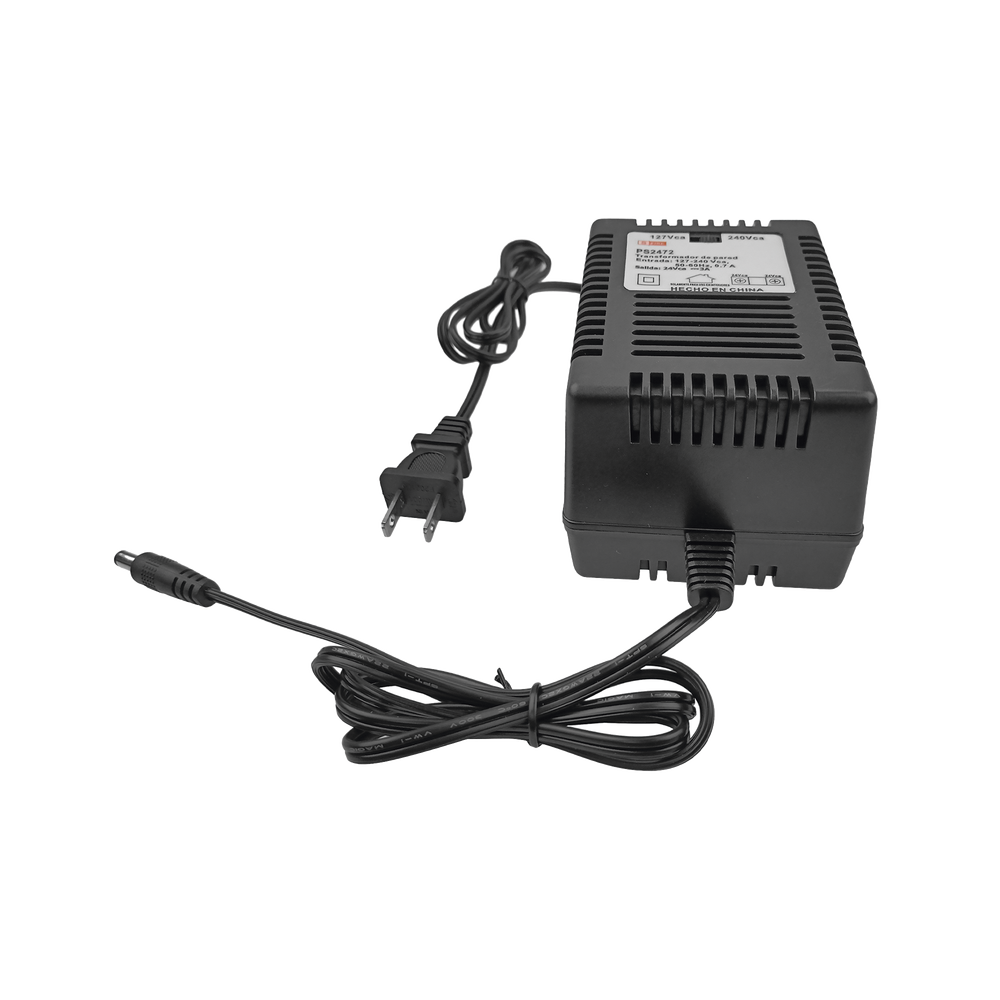 Transformador de 24 Vca, 72 VA, Entrada 127 Vac, para aplicaciones  para Domos PTZ TURBO