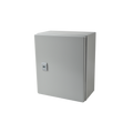 Gabinete de Acero IP66 Uso en Intemperie (250 x 300 x 150 mm) con Placa Trasera Interior y Compuerta Inferior Atornillable (Incluye Chapa y Llave).