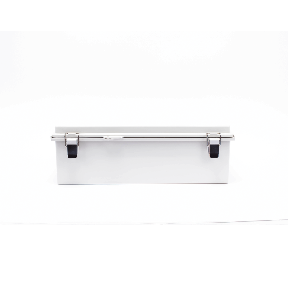 ABS Plastic Cabinet, IP66 Outdoor Use (350 x 460 x 160 mm) Stainless Steel Clasp Closure.