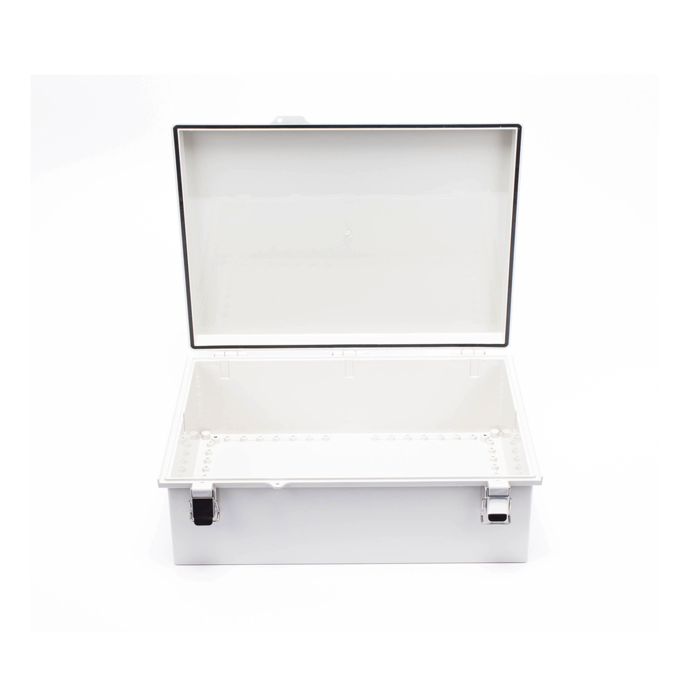 ABS Plastic Cabinet, IP66 Outdoor Use (350 x 460 x 160 mm) Stainless Steel Clasp Closure.