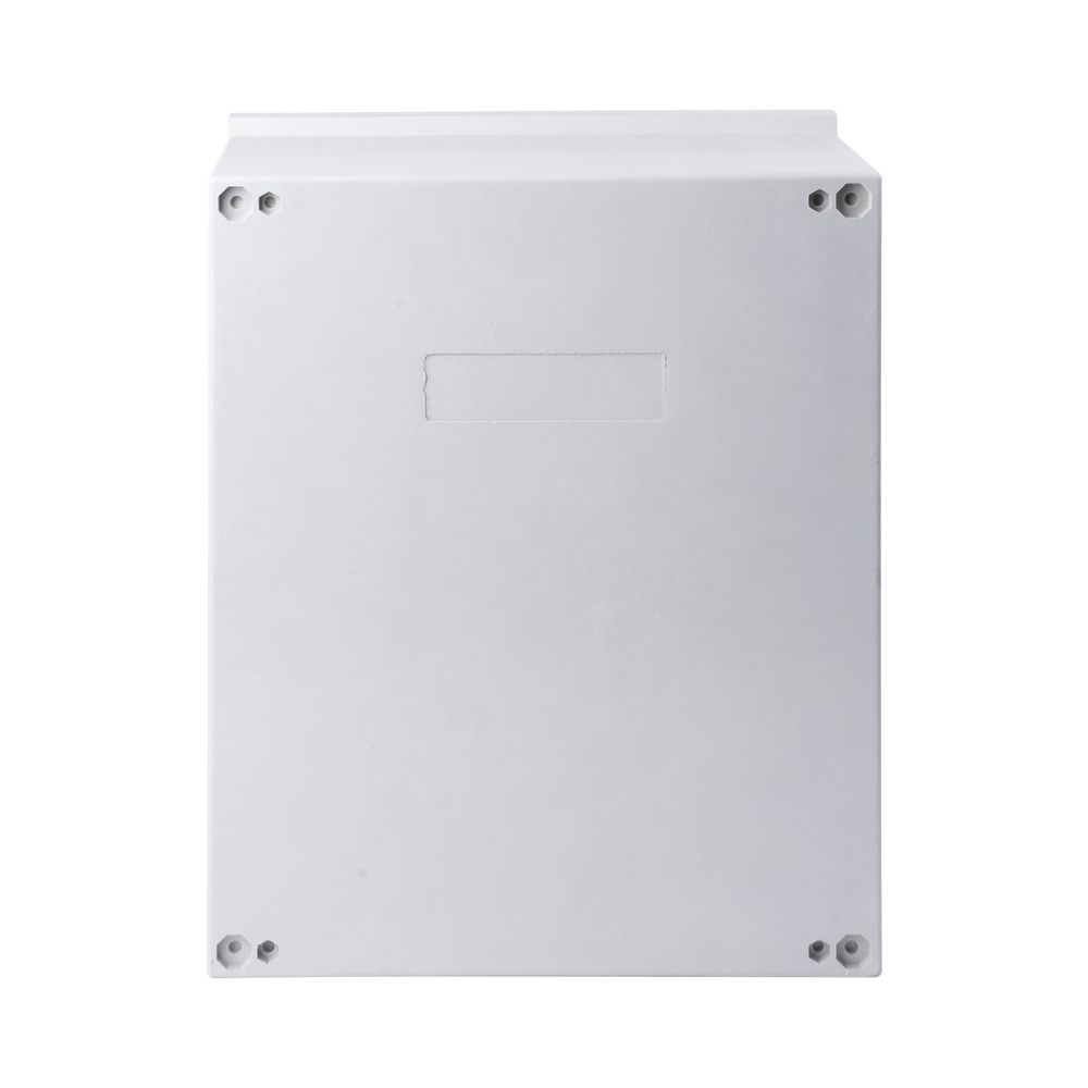 IP65 Polyester Cabinet with Transparent Door, Outdoor Use (400 x 500 x 200 mm) with Inner Back Plate (Includes Key and Plate).