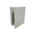 Gabinete de Acero IP66 Uso en Intemperie (800 x 1000 x 300 mm) con Placa Trasera Interior y Compuerta Inferior Atornillable (Incluye Chapa y Llave).