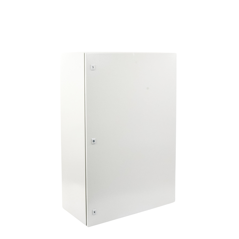 Gabinete de Acero IP66 Uso en Intemperie (800 x 1200 x 400 mm) con Placa Trasera Interior y Compuerta Inferior Atornillable (Incluye Chapa y Llave).