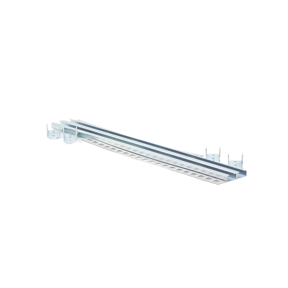 Set of 2 metal hardware for mounting PST-line cabinets on square or round posts. Includes mounting hardware.