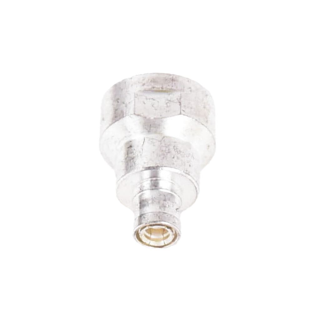 Adaptador UNIDAPT Hembra a Conector SMB Plug (Pin Hembra), Plata/ Oro/ Teflón.