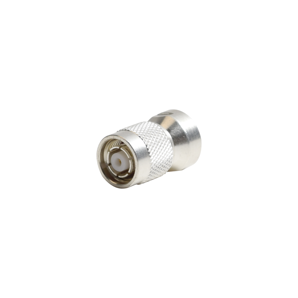 Adaptador UNIDAPT Hembra a TNC Macho Inverso. Plata / Oro / Teflón.