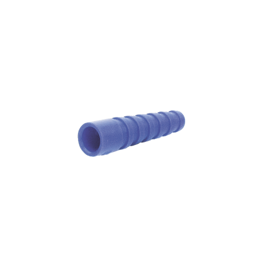 Soporte Azúl de Alivio a Tensión en Conectores y Cables tipo RG-58/U, RG-142/U, LMR-195.