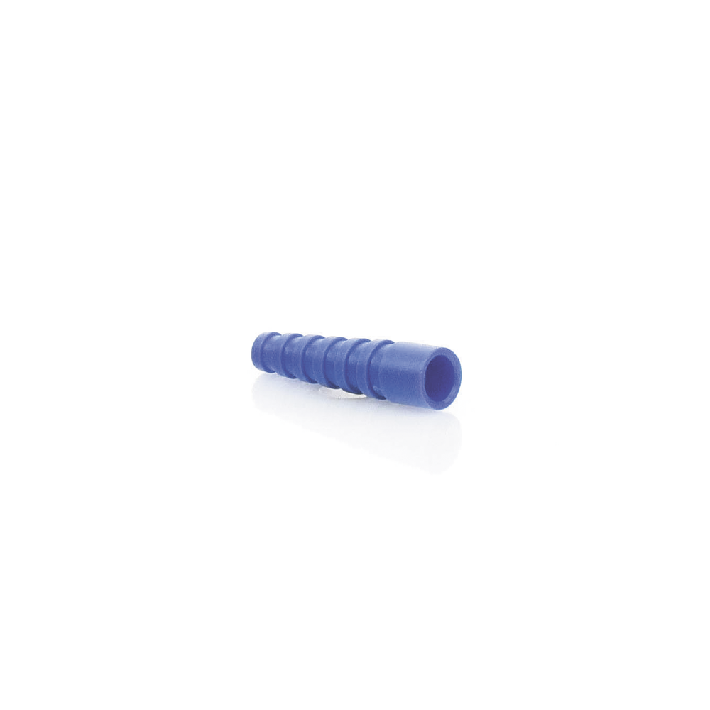 Blue Strain Relief Support for RG-58/U, RG-142/U, LMR-195 type Connectors and Cables.