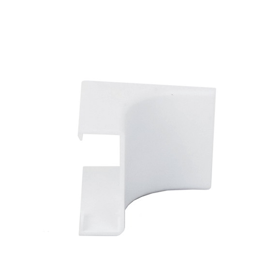Esquinero interior blanco de PVC auto extinguible, para canaleta PT48 (6120-01002