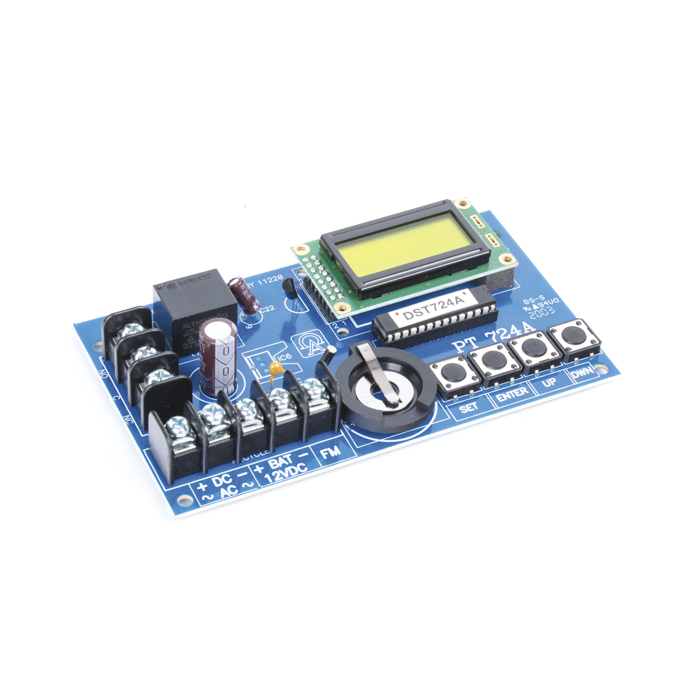 1-Channel 24-Hour, Up to 365-Day Event Card Timer with LCD Display and Backup Capability