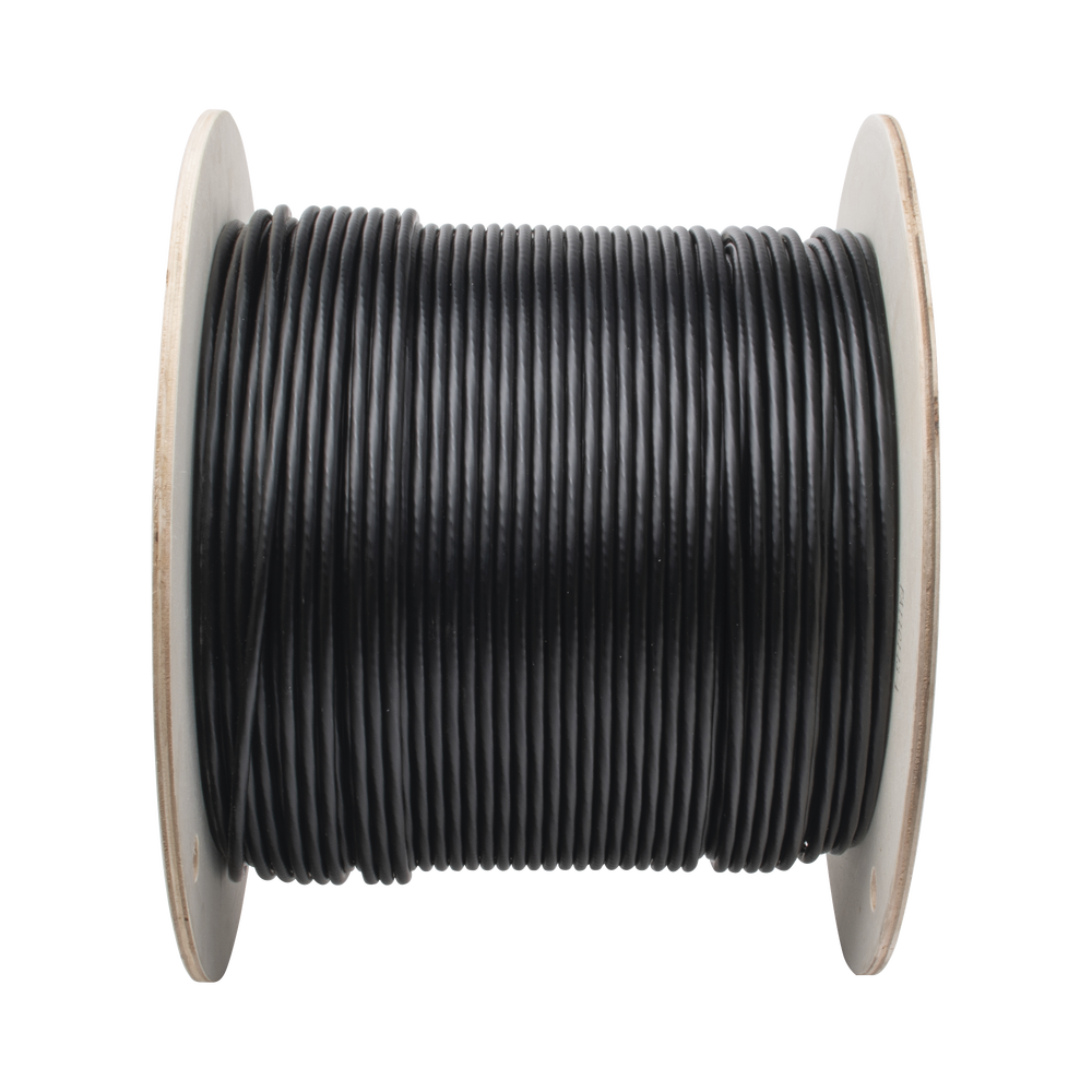 Cat6 (23 AWG) 4-Pair UTP Cable Reel, PanNet, Outdoor Gel Coated, Industrial for Extreme Climates, Black, 305m
