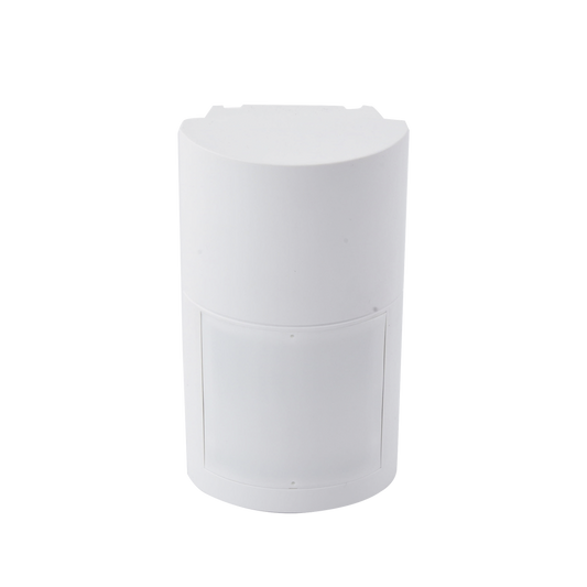 Detector de Movimiento Pasivo / Inalambrico (alimentación) / Altura de montaje 0.8m a 2.7 m  ajustable  / 100% Exterior / Compatible con cualquier panel de alarma