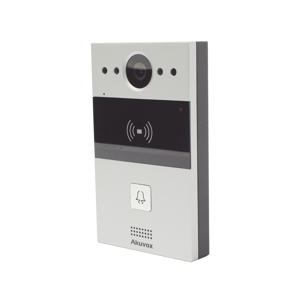 Videoportero IP para 1 Apartamento / SIP / Administración en la Nube / Acceso por Tarjeta o NFC / Compatible con App SmartPlus