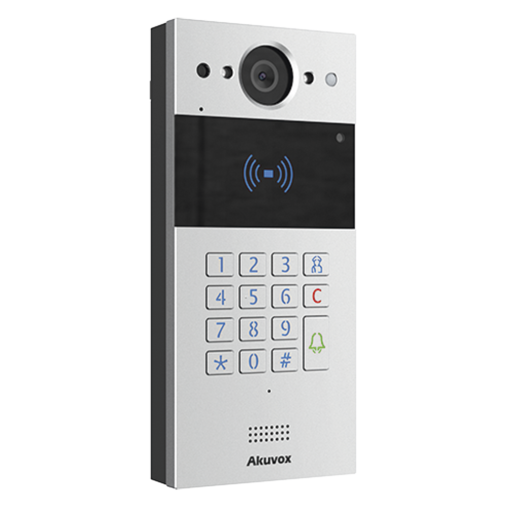 Videoportero IP Multiapartamento / SIP / Administración en la Nube / Acceso por Tarjeta, PIN y NFC / Compatible con App SmartPlus