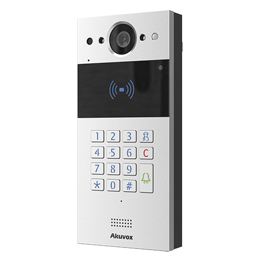 Videoportero IP Multiapartamento / SIP / Administración en la Nube / Acceso por Tarjeta, PIN y NFC / Compatible con App SmartPlus