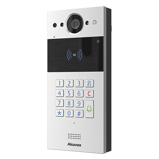 Videoportero IP Multiapartamento / SIP / Administración en la Nube / Acceso por Tarjeta, PIN y NFC / Compatible con App SmartPlus