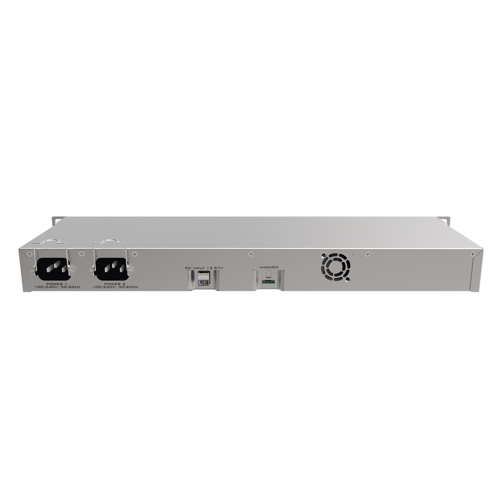 RB1100AHx4 Dude Edition, 13 Puertos Gigabit, Almacenamiento M.2 60GB para Base de Datos Dude