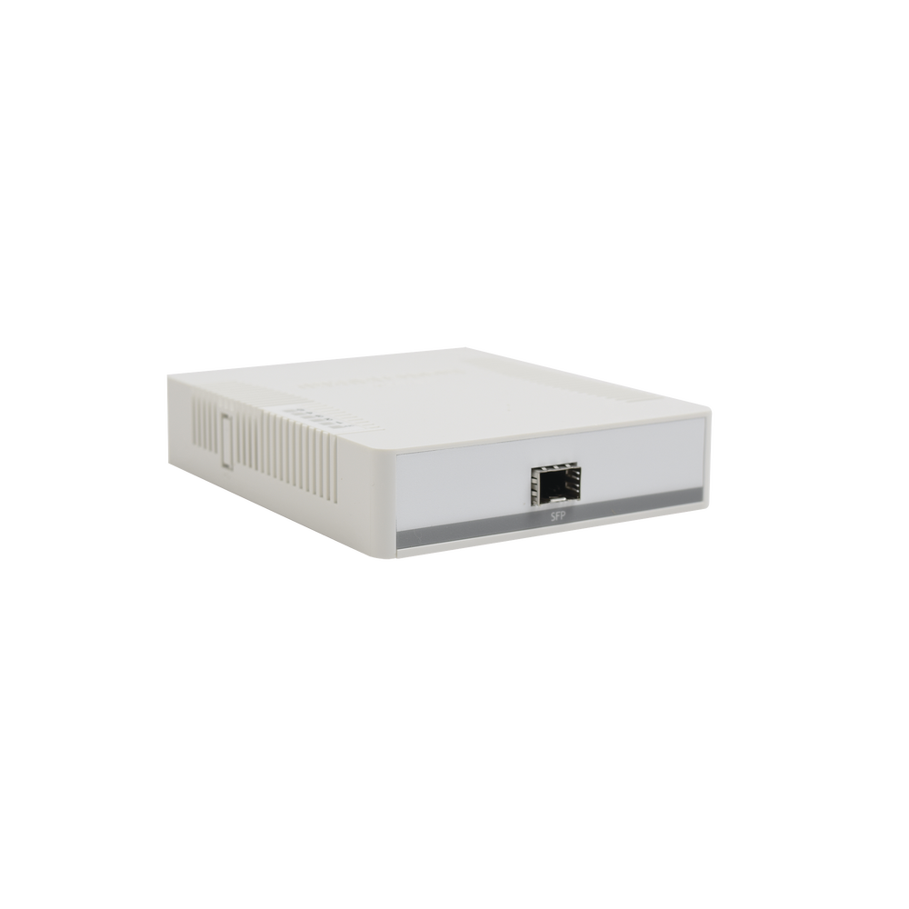 (RB260GSP) Switch Mikrotik 5 puertos PoE (Pasivo) (1in/4out) Gigabit Ethernet y 1 SFP