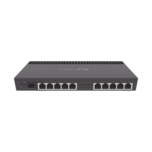 (RB4011iGS+RM) RouterBoard, CPU 4 Núcleos, 10 Puertos Gigabit Ethernet, 1 puerto SFP+