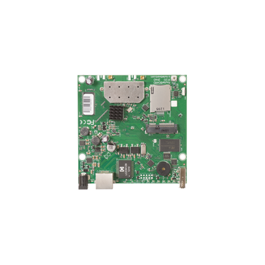 Tarjeta Inalámbrica y router en 2.4 GHz 802.11 b/g/n,  64 MB de RAM, 1 Puerto Gigabit Ethernet, Nivel de Licencia 4