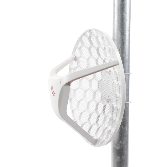 (LHG 5) Cliente y PtP en 5 GHz 802.11 a/n, Antena Integrada de 24.5dBi, Hasta 316mW de Potencia.