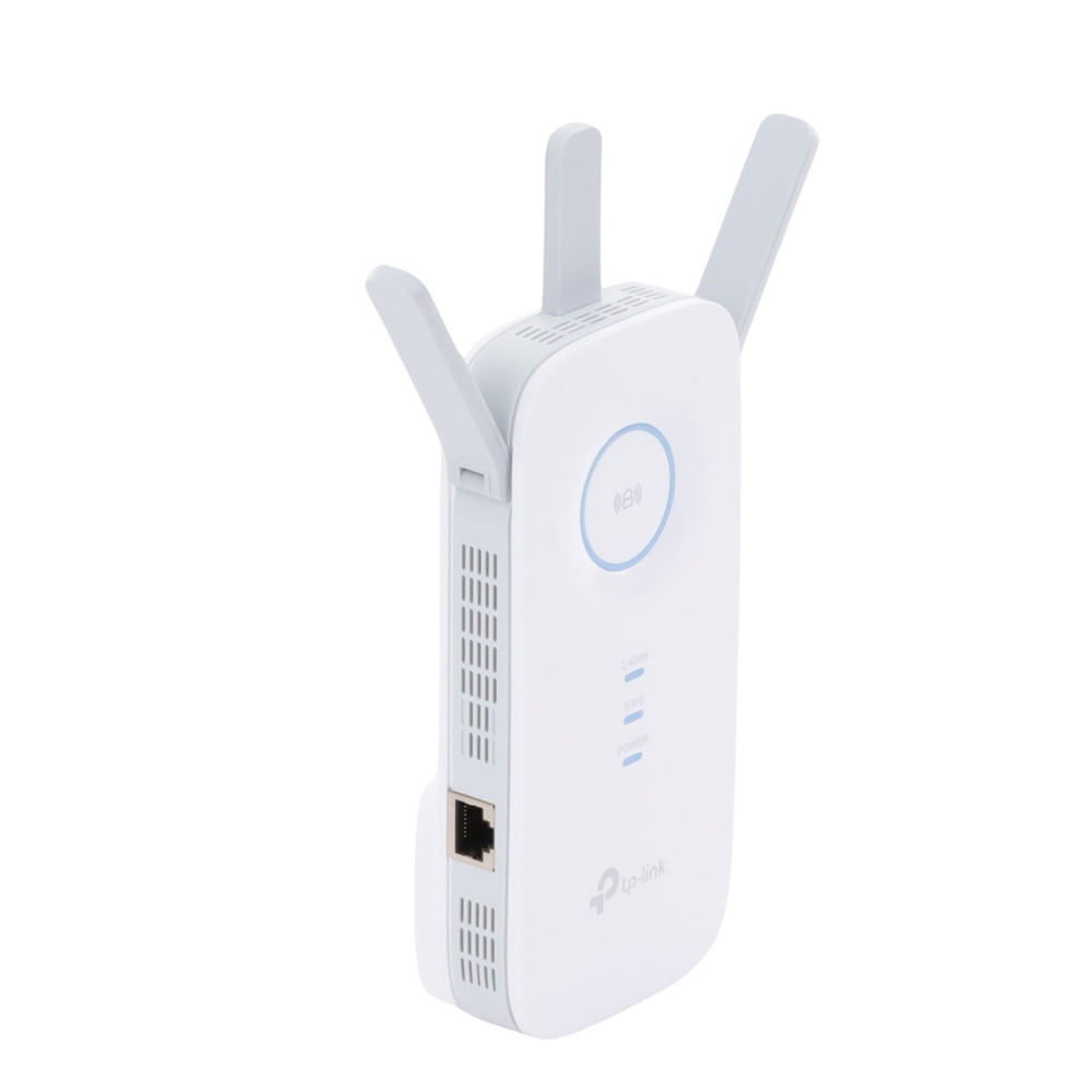AC WiFi Repeater/Extender, 1750 Mbps, dual band 2.4 GHz and 5 GHz, with 1 10/100/1000 Mbps port, 3 external antennas