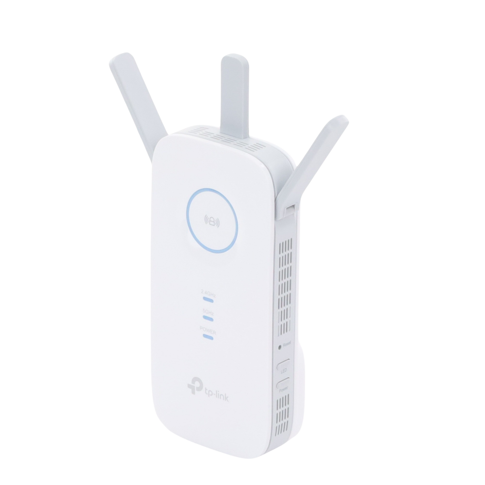 AC WiFi Repeater/Extender, 1750 Mbps, dual band 2.4 GHz and 5 GHz, with 1 10/100/1000 Mbps port, 3 external antennas