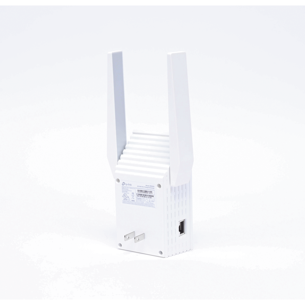 AX 1500 Mbps WiFi Coverage Repeater/Extender, dual band 2.4 GHz and 5 GHz, with 1 10/100/1000 Mbps port