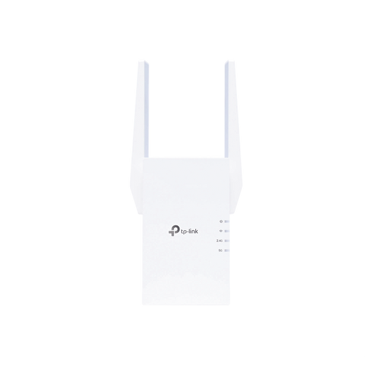 Repetidor / Extensor de Cobertura WiFi AX 1500 Mbps, doble banda 2.4 GHz y 5 GHz, con 1 puerto 10/100/1000 Mbps