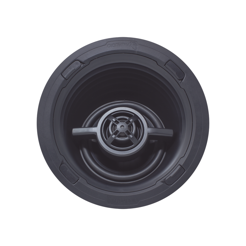 REV Series Altavoz LCR Angulo para Techo de 3 Vias para Cine en Casa | Woofer 7in de Polipropileno |  Tweeter de 1in, 150W, 8Ω