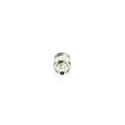 Conector BNC Macho de Anillo Plegable para Cable LMR-195, RG-58/U, RG-142, Níquel/ Oro/ Teflón.