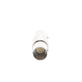 Adaptador Tipo Barril para 75 Ohm, de Conector BNC Hembra a BNC Hembra, Níquel/ Oro/ Teflón.