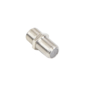 Adaptador Barril para 75 Ohm, de Conector F Hembra a F Hembra, Níquel/ Estaño/ Polietileno.