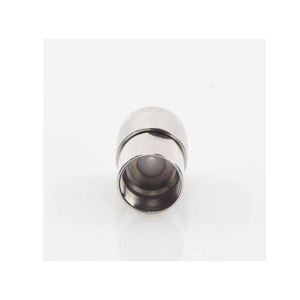 Conector N Macho de Rosca en Cables con Conductor Central AWG-11 ó 13 tipo RG-213/U (8267), RG-214 (8268), RG-8/U (8237), Niquel/ Oro/ Teflón.