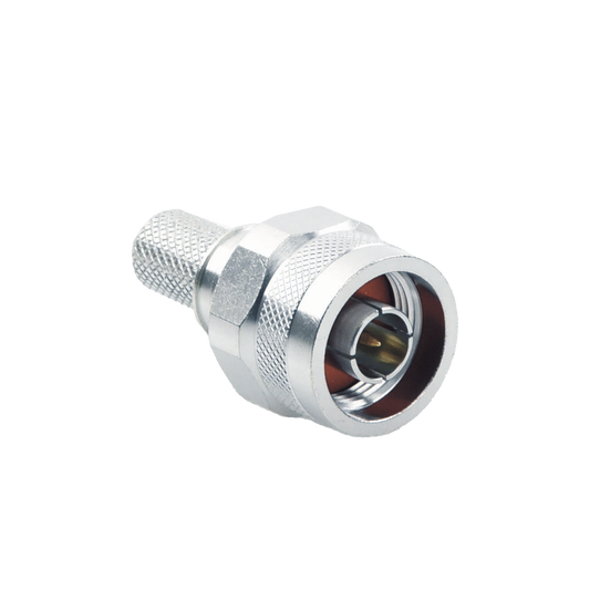 Conector N Macho de PIN Cautivo, Anillo plegable, para cables 9913, LMR-400, CNT-400, RG8/U-SYS, RFLASH-1113, 8214, 7810A.