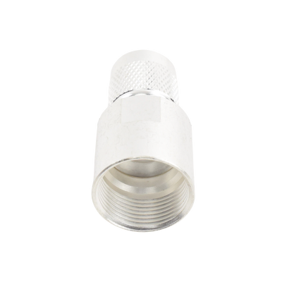 Conector TNC Macho de Rosca en 50 Ohm para cable LMR-400, 9913, 8214, CNT-400, RG8/U-SYS, RFLASH-1113, Plata/ Oro/ Tefló