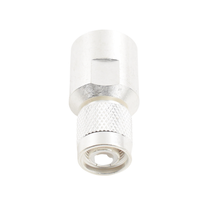 Conector TNC Macho de Rosca en 50 Ohm para cable LMR-400, 9913, 8214, CNT-400, RG8/U-SYS, RFLASH-1113, Plata/ Oro/ Tefló