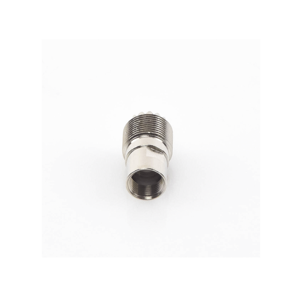 Conector UHF hembra (SO-239) de rosca para cable RG-58/U, RG-142/U.