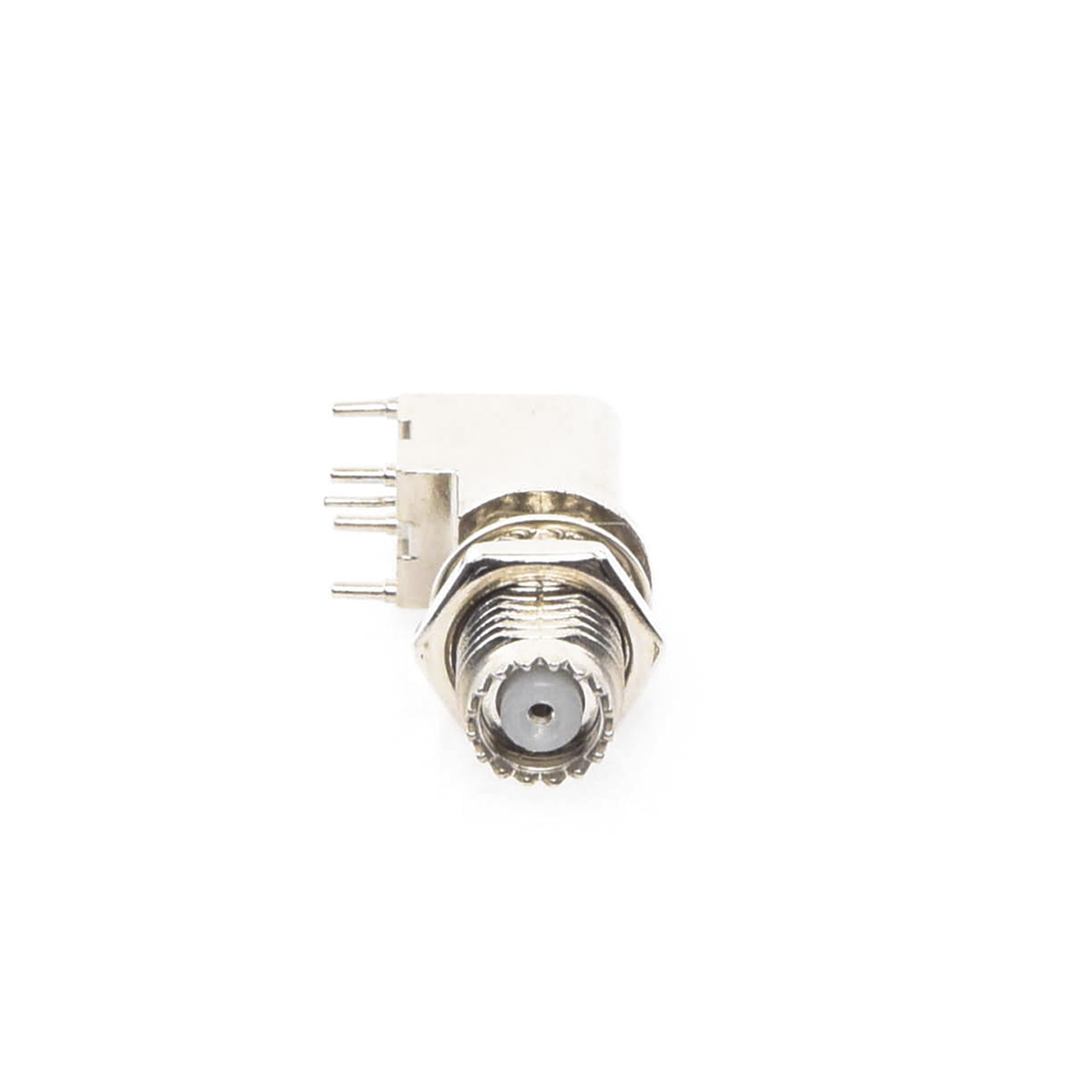 Conector Mini UHF Hembra para Montaje en PCB, Estaño/ Estaño/ Polipropileno.