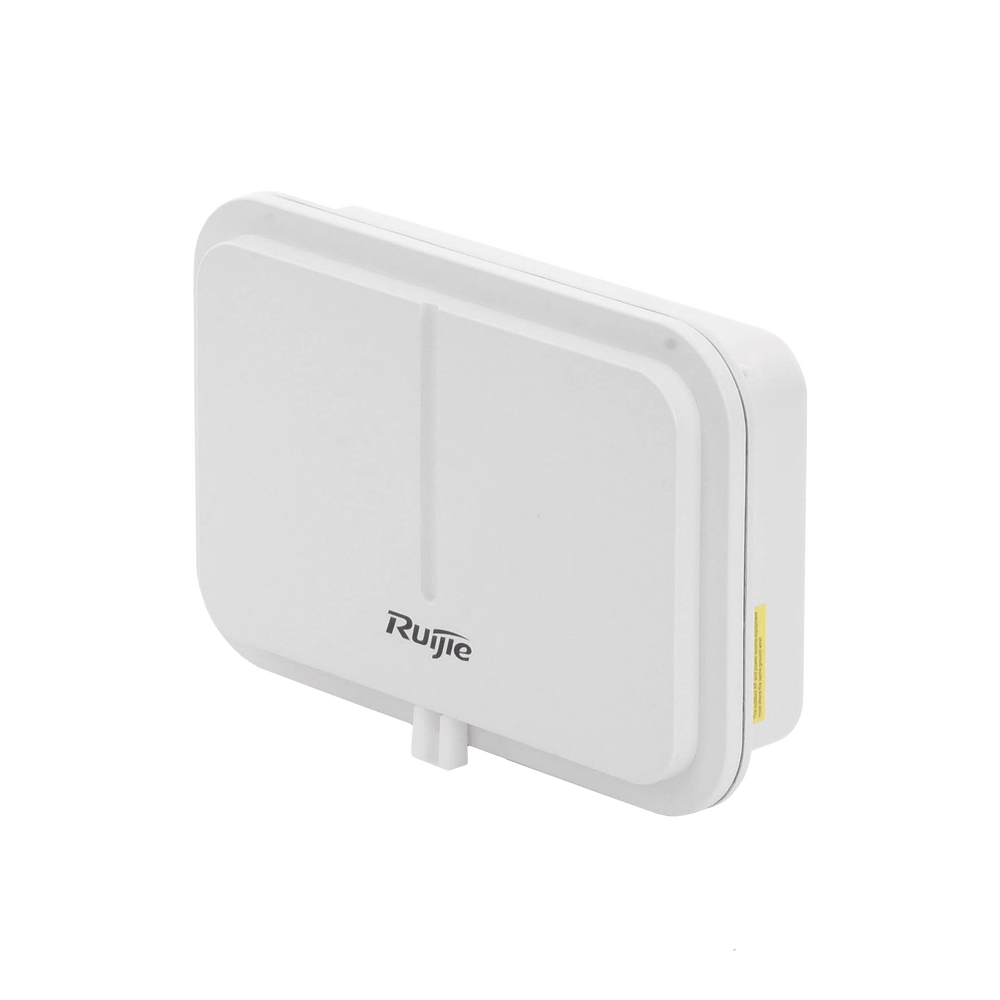 RG-AP680(CD), Punto de Acceso Inalámbrico Exterior de Alta Potencia y Doble Radio Wi-Fi 6 de 2.402 Gbps, Puerto Óptico de 1 Gbps