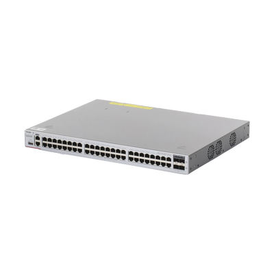 Switch Core Administrable Capa 3 con 48 puertos Gigabit + 4 SFP+ para fibra 10Gb, gestión gratuita desde la nube. (No in