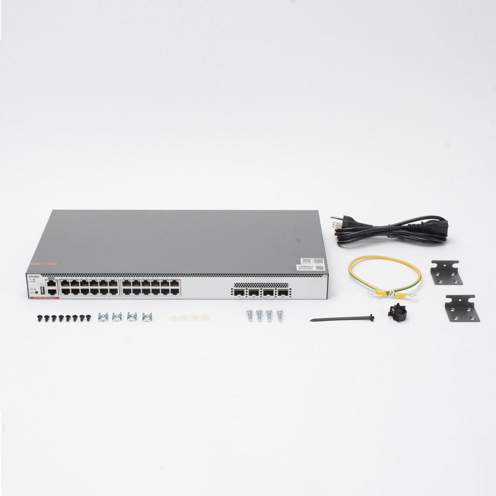 Ruijie 24-Port Multi-GE Switch with Cloud Management, Full Access 1/2.5/5GE with PoE++