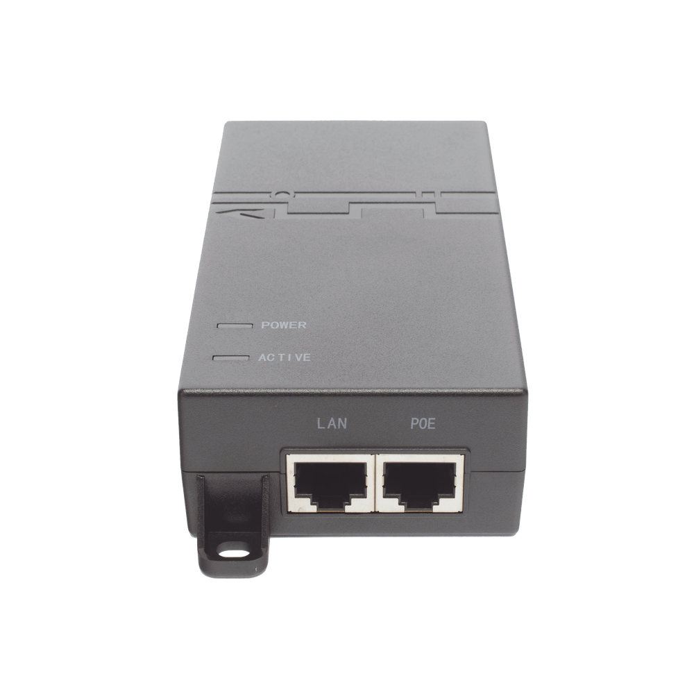 Inyector PoE estándar 802.3at Gigabit, 30W